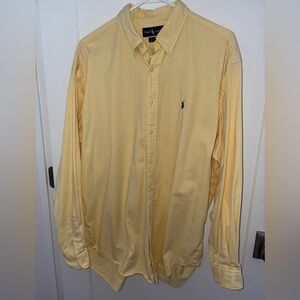 vintage Ralph Lauren Blaire twill button down shirt men's sz L EUC LN